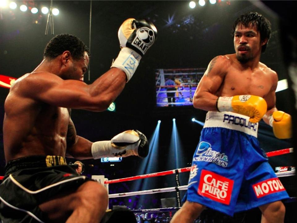 Shane Mosley and Manny Pacquiao