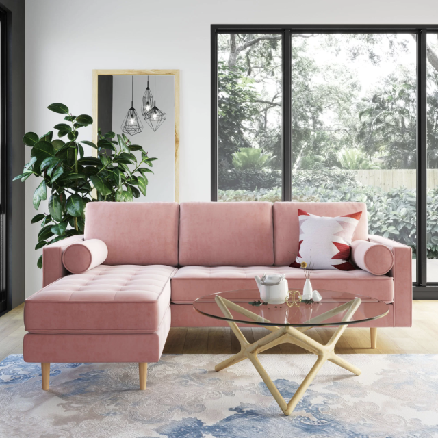 Sectional Sofa for Small Living Room - Blushing Bungalow