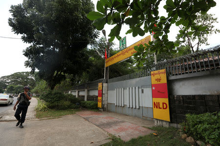 Myanmar's State Counsellor Aung San Suu Kyi's house is seen in Yangon, Myanmar, October 18, 2018. REUTERS/Ann Wang