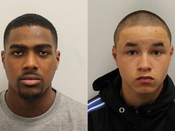 Drug dealer Svenson Ong-a-Kwie, 19, and his 17-year-old runner Arron Isaacs were jailed for murder (Metropolitan Police)