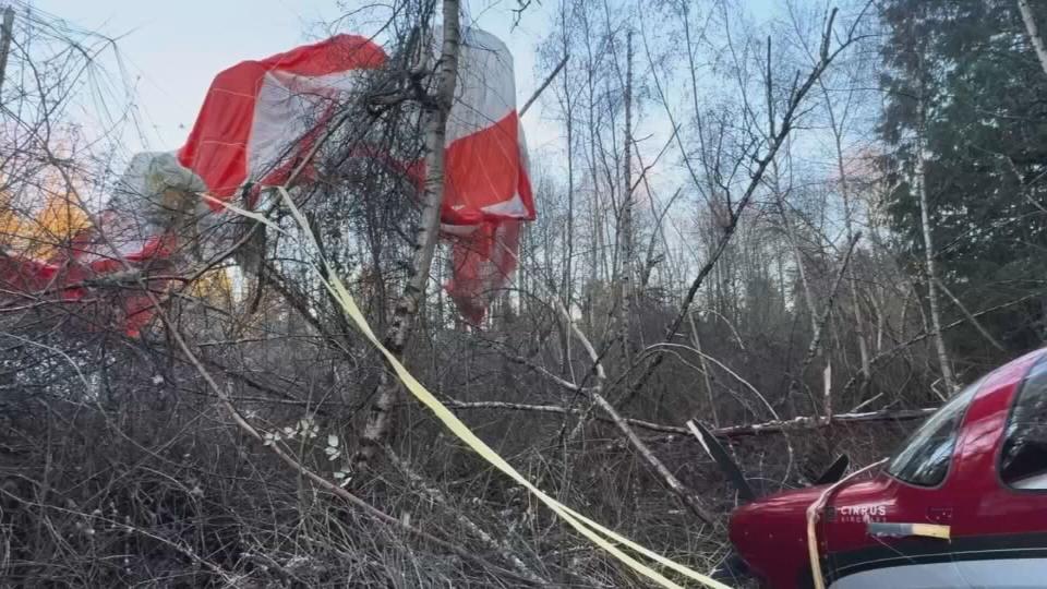 A pilot and a passenger were unhurt when their plane went down in Bellevue's Newport Hills neighborhood on March 5, 2024.