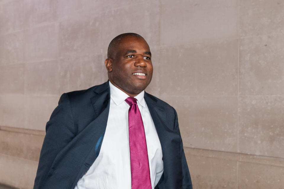 Shadow Justice Secretary David Lammy leaves the BBC Broadcasting House in central London after appearing on The Andrew Marr Show on 27 September 2020 in London, England. (Photo by WIktor Szymanowicz/NurPhoto via Getty Images)