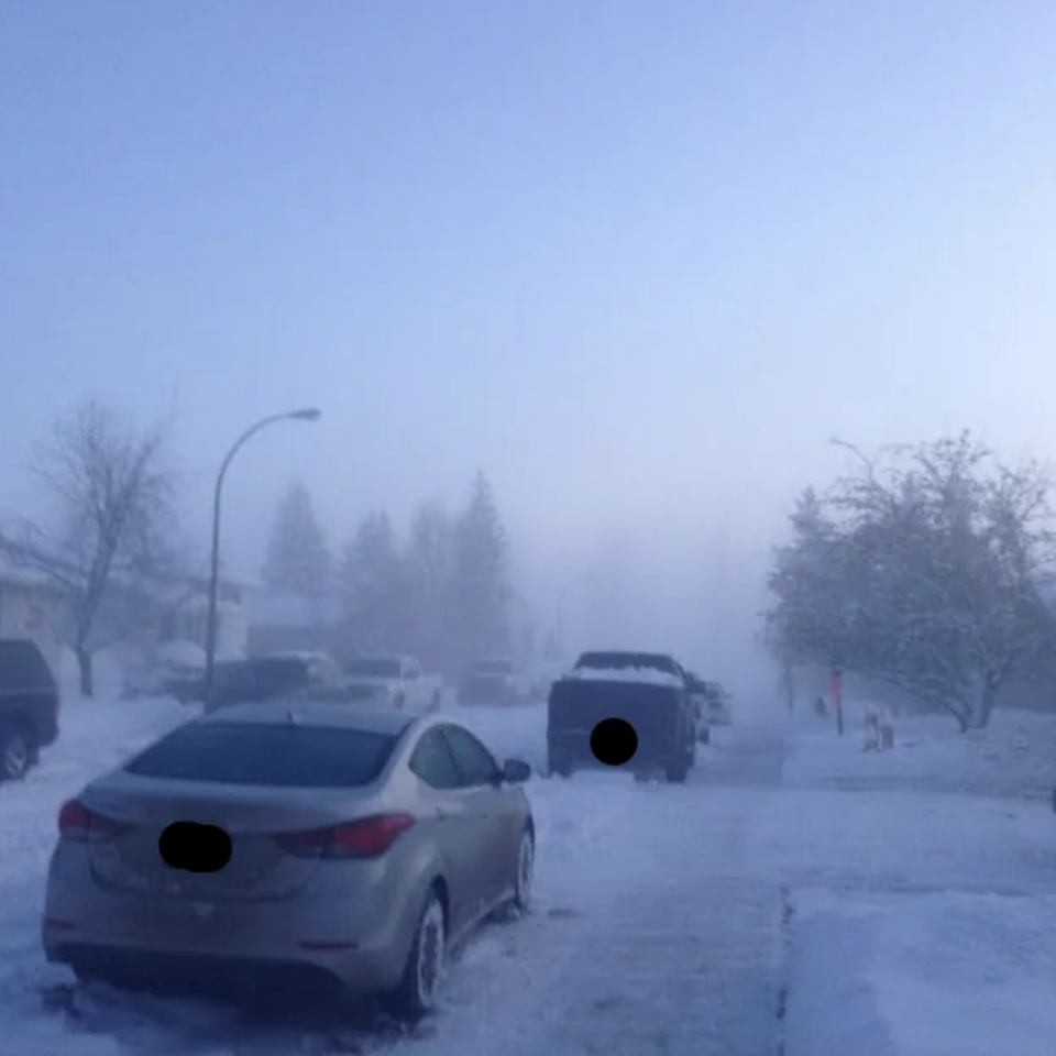 Ice fog