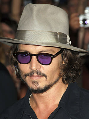 Johnny Depp at the Disneyland premiere of Walt Disney Pictures' Pirates of the Caribbean: Dead Man's Chest