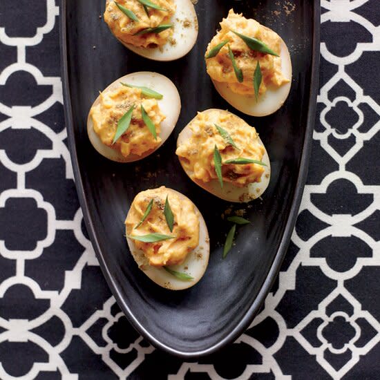 Sriracha-and-Wasabi Deviled Eggs