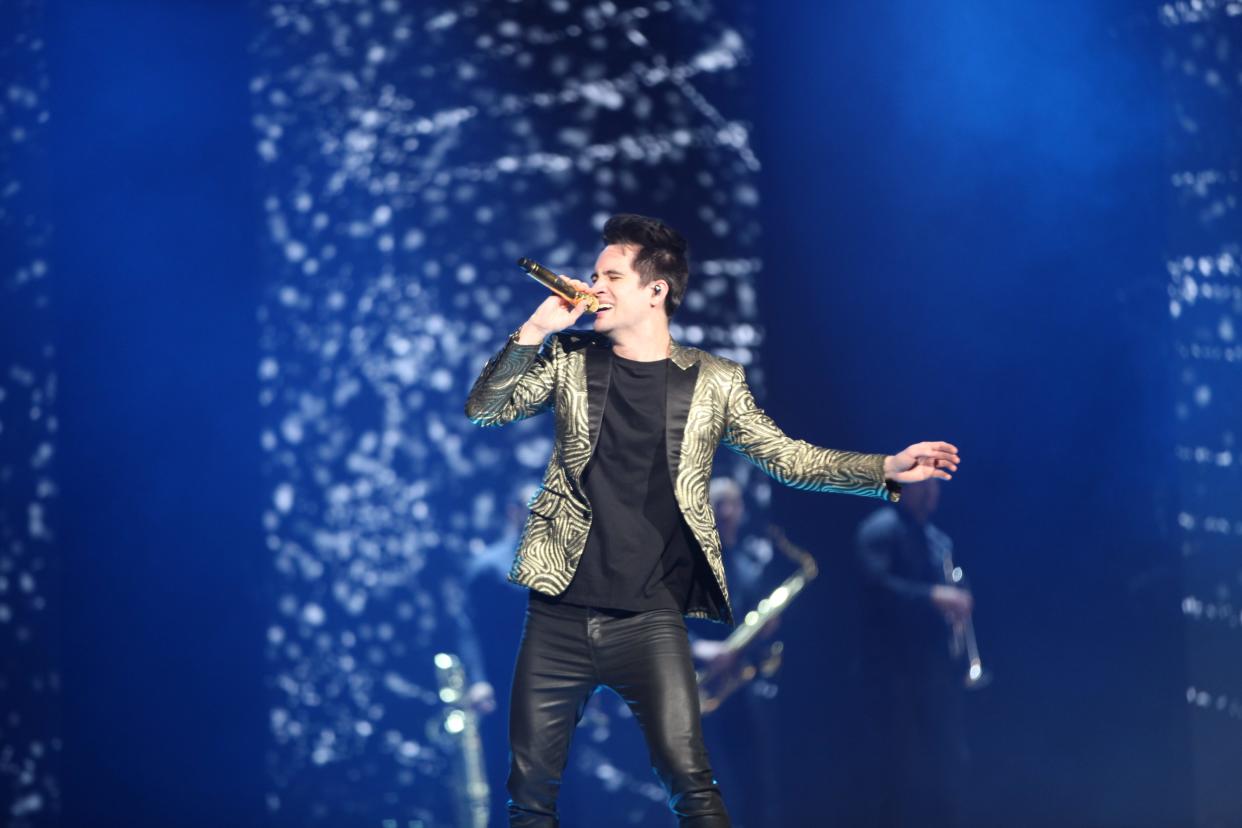 Panic! At the Disco performs at a sold-out Fiserv Forum in Milwaukee on Sunday, Jan. 27, 2019.