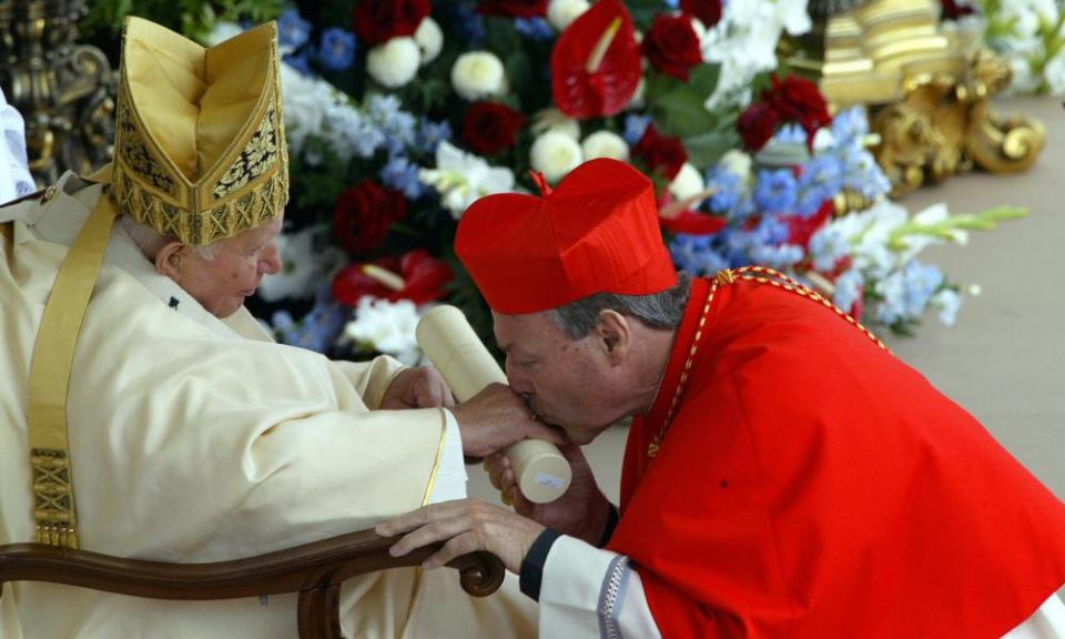 George Pell and Pope John Paul II