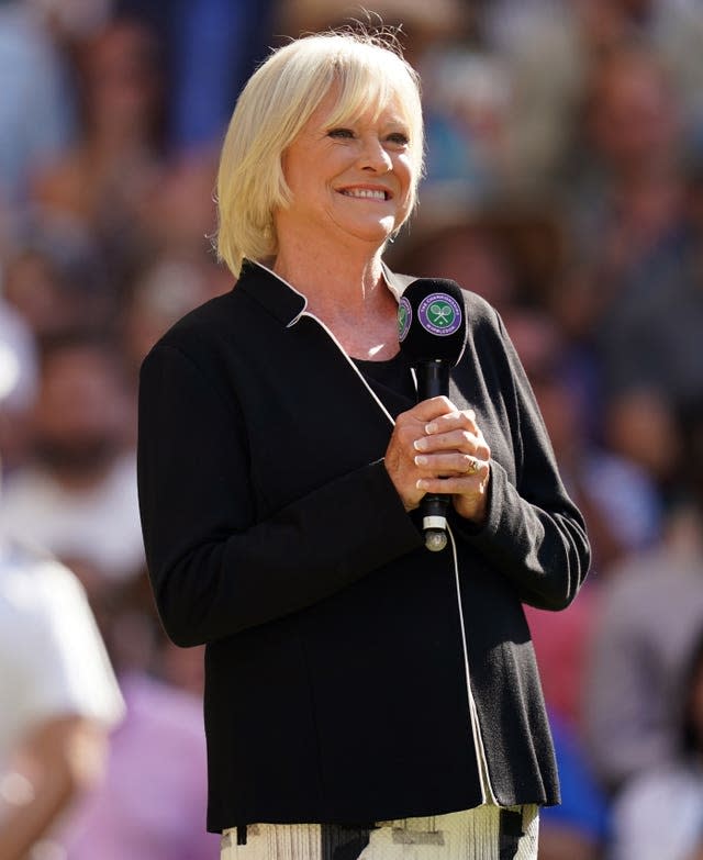 Back at Wimbledon, Sue Barker said a tearful goodbye after bringing her 30-year broadcasting career to an end