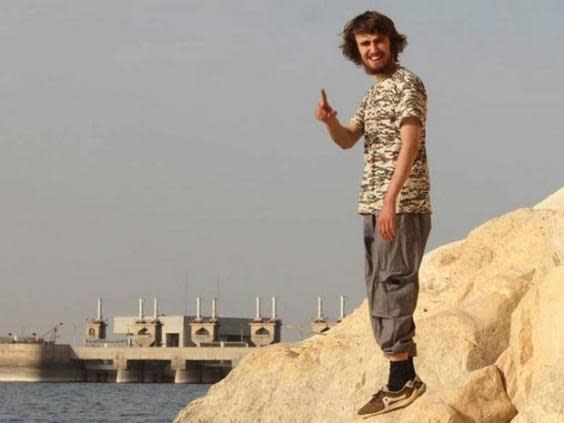 Jack Letts, seen here in Isis-controlled Tabqa in 2016