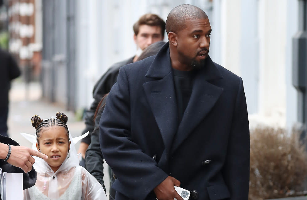 North West continues to prove she's a daddy's girl credit:Bang Showbiz