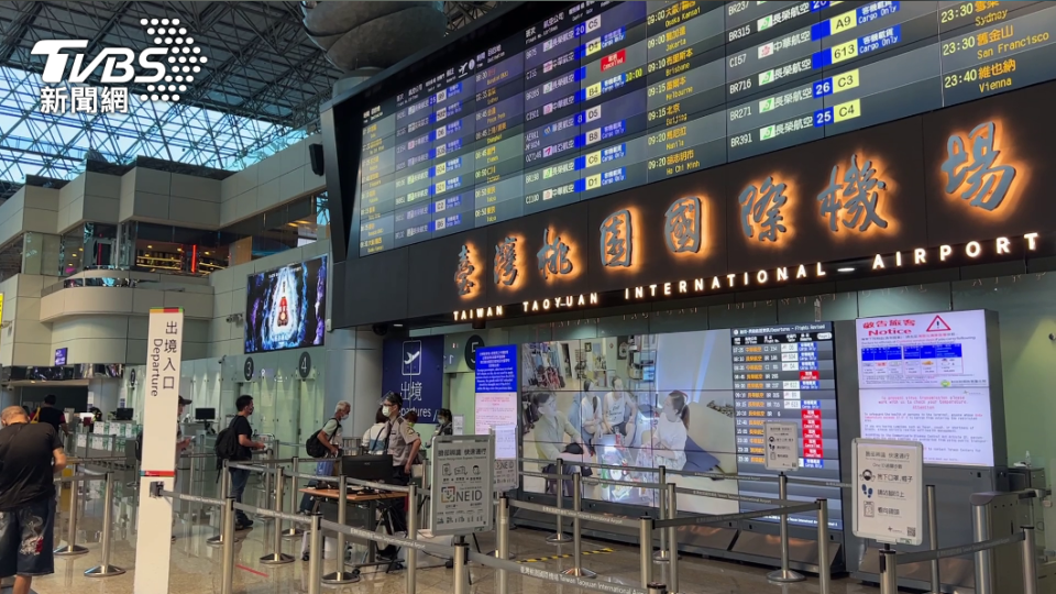 桃機南跑道歲修導致航班大延誤。（圖／TVBS資料畫面）