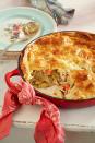 <p>It doesn't get much more classic than pot pie. It doesn't get much more delicious, either.</p><p><strong><a href="https://www.countryliving.com/food-drinks/a38095159/classic-chicken-pot-pie-recipe/" rel="nofollow noopener" target="_blank" data-ylk="slk:Get the recipe for Classic Chicken Pot Pie" class="link ">Get the recipe for Classic Chicken Pot Pie</a>.<br></strong></p>