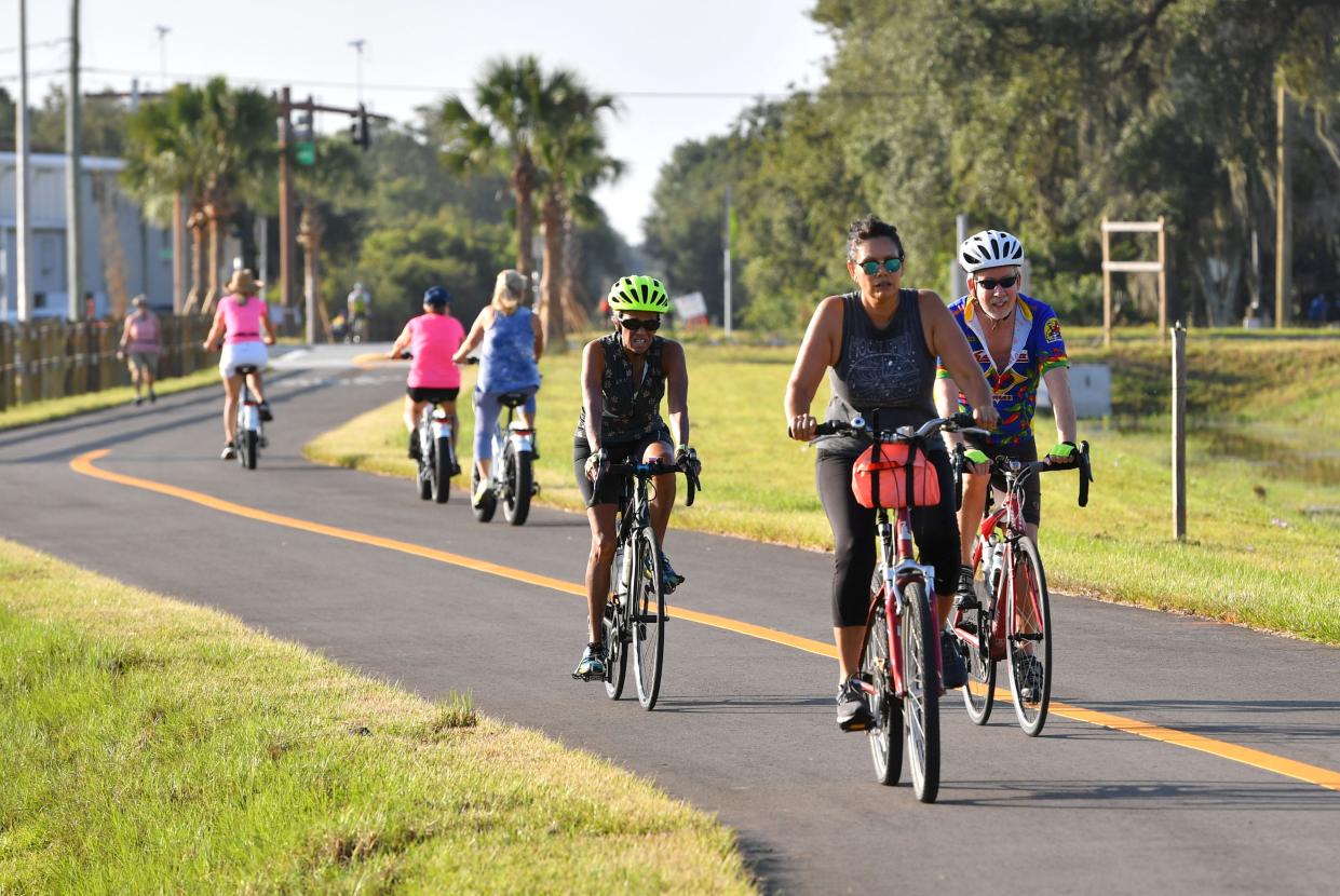 A high score of 81 on infrastructure, which included everything from access to the internet to walkability helped Sarasota County score 62 on the U.S. News & World Report 2022 Healthiest Communities rankings. The Legacy Trail, pictured here, helps boost Sarasota County's walkability score.