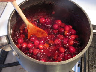 Cranberry filling.