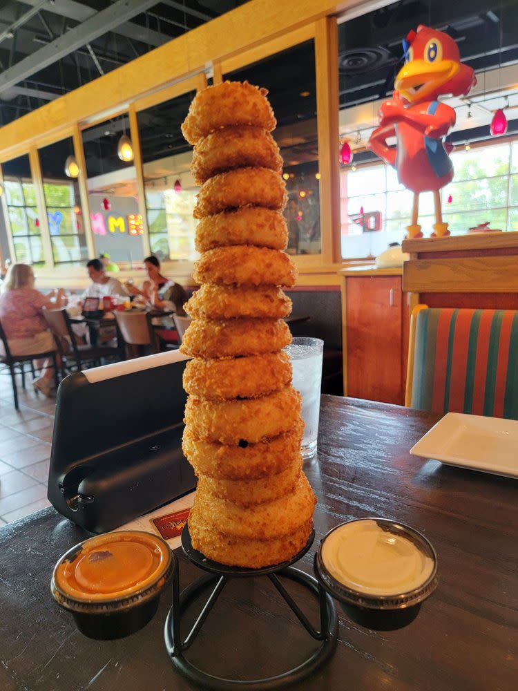 Towering Onion Rings