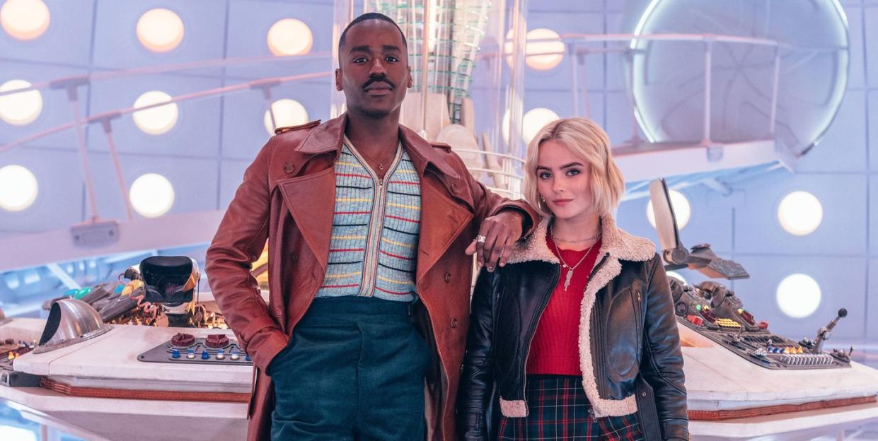 ncuti gatwa as the doctor, millie gibson as ruby, doctor who christmas special 2023