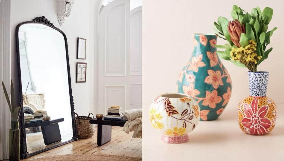 Spruce up your space with these Anthro home goods.