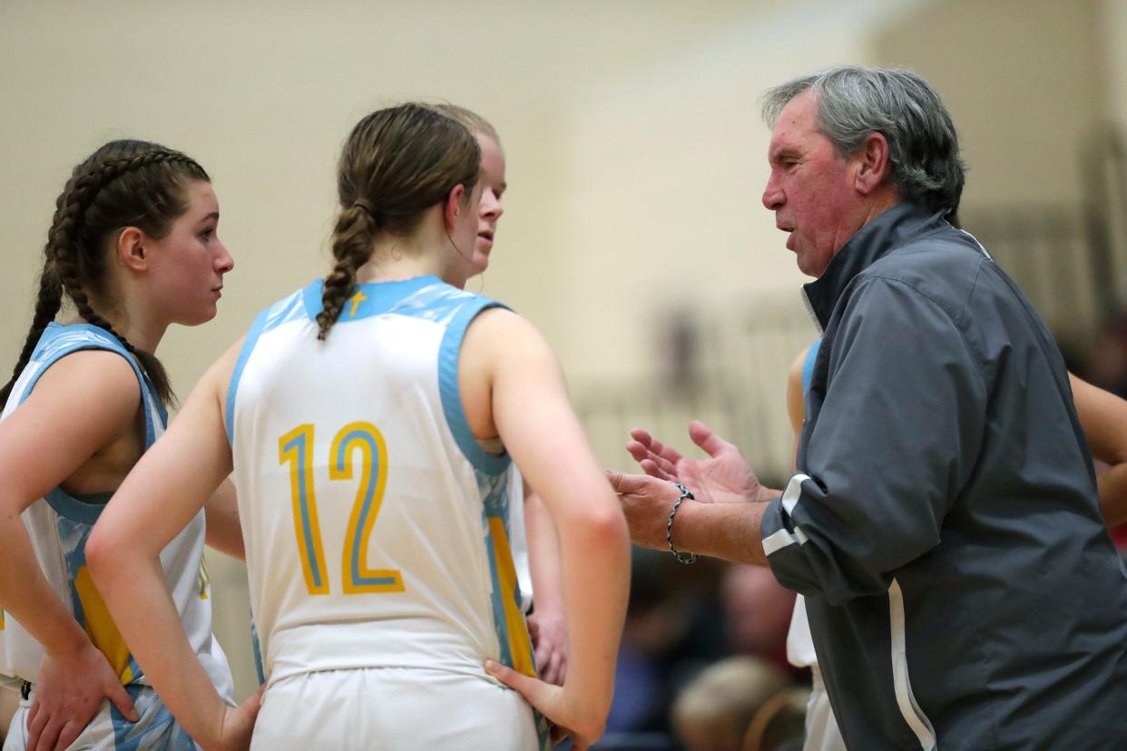 St. Mary Catholic girls basketball coach Jeff Chew will be inducted into the Wisconsin Basketball Coaches Association Hall of Fame on Sept. 29.