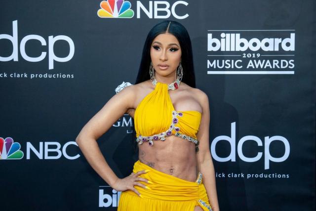 Cardi B returns to the stage after cancelling numerous shows due to  complications with liposuction