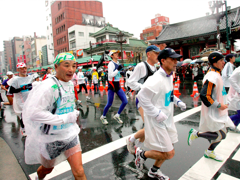 Japan runners
