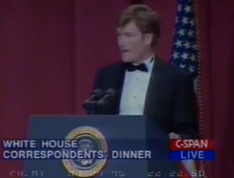 Conan hosted the White House Correspondents Dinner for the first time in 1995 and he will do so again in 2013.