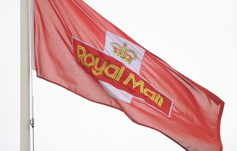 Royal Mail flag in London