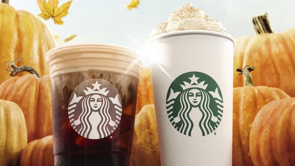 starbucks fall menu