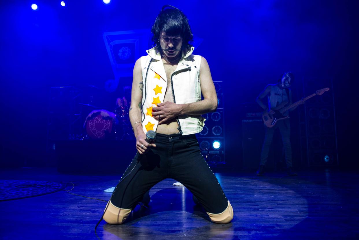 Foxy Shazam returned to the stage for an energetic homecoming show at the Andrew J. Brady Music Center on Feb. 12, 2022.