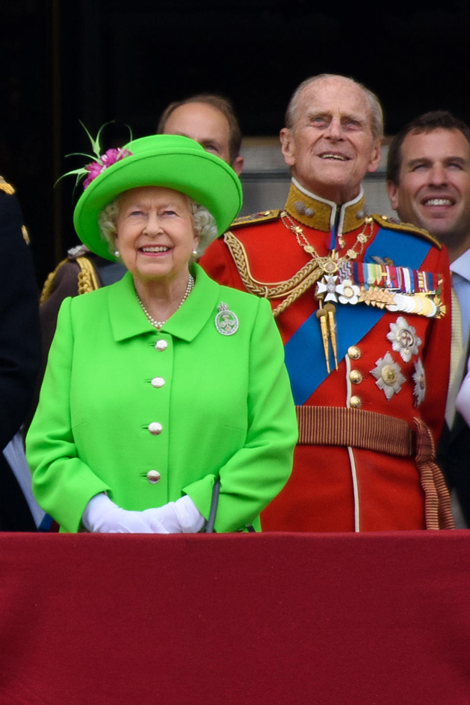 <p>Possibly one of the most memorable fashion moments of 2016 came courtesy of the Queen. The 90-year-old monarch opted to wear one neon green suit during the Trooping of the Colour ceremony, which celebrated her 90th birthday. Possibly not the best shade as it prompted some hilarious 'green screen' Photoshopped memes. [Photo: Getty] </p>