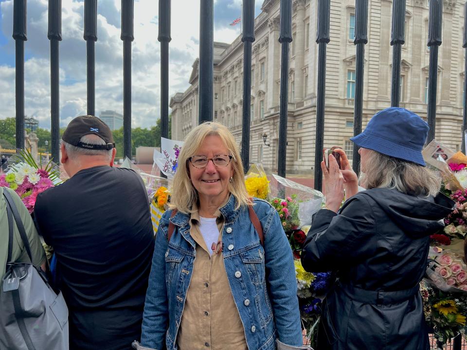 Lynda said she camped out on The Mall for Prince William and Kate Middleton's wedding.