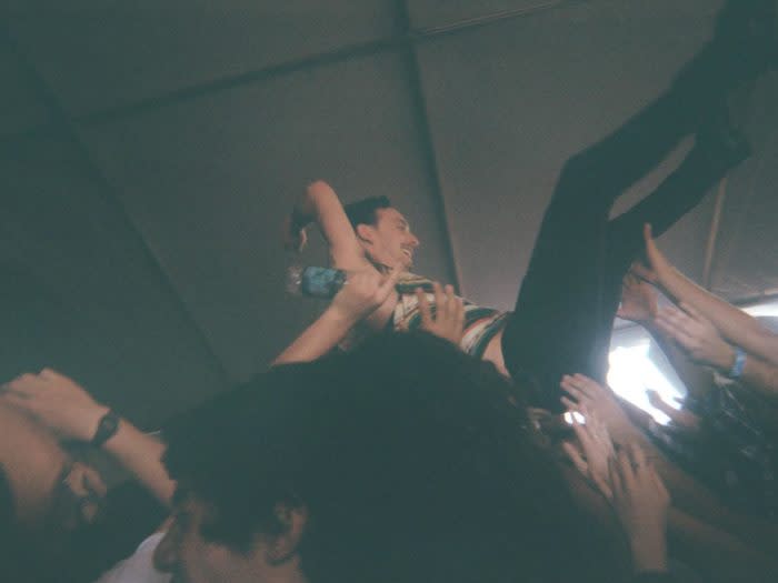 crowd surf