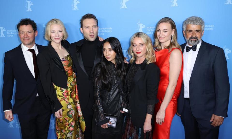 Cate Blanchett and the cast of Stateless on the red carpet at the 2020 Berlinale.