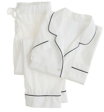 Vintage Short-Sleeve Pajama Set, $85 at <a href="https://www.jcrew.com/womens_category/sleepwear/PRDOVR~80295/80295.jsp" target="_blank">J .Crew</a>