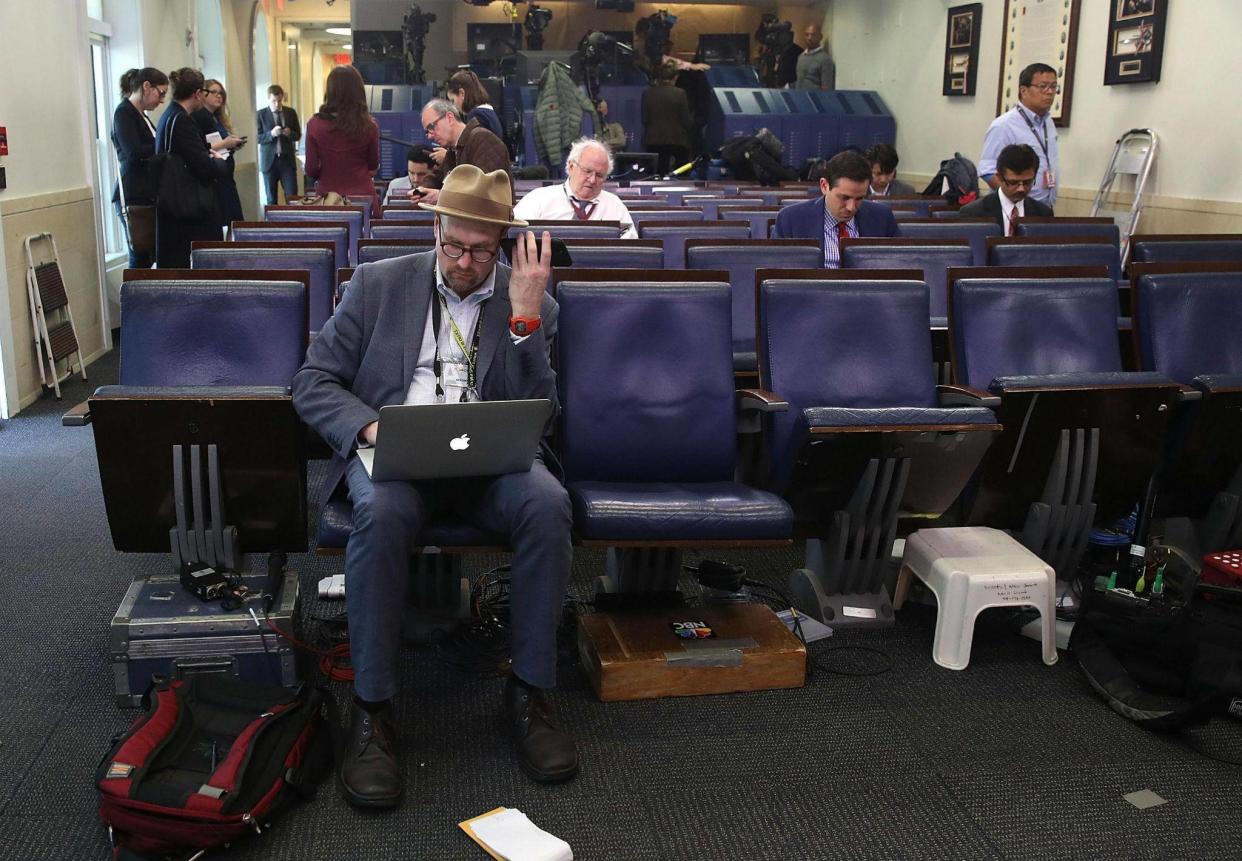 New York Times reporter Glenn Thrush (Photo by Mark Wilson/Getty Images)