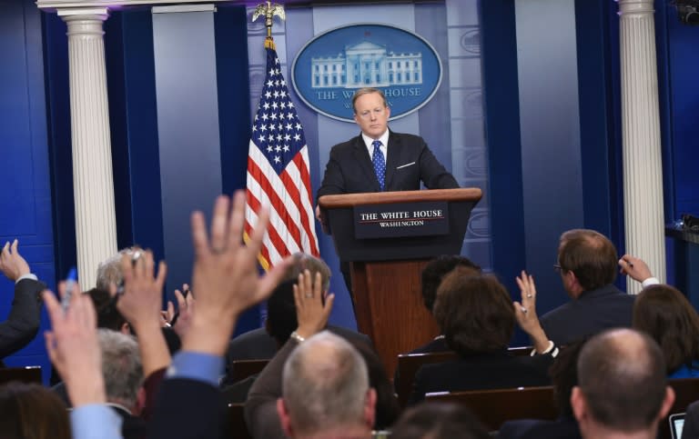 When pressed about whether Donald Trump recorded his conversations with James Comey or others, White House Press Secretary Sean Spicer responded: "The president has nothing further to add on that"