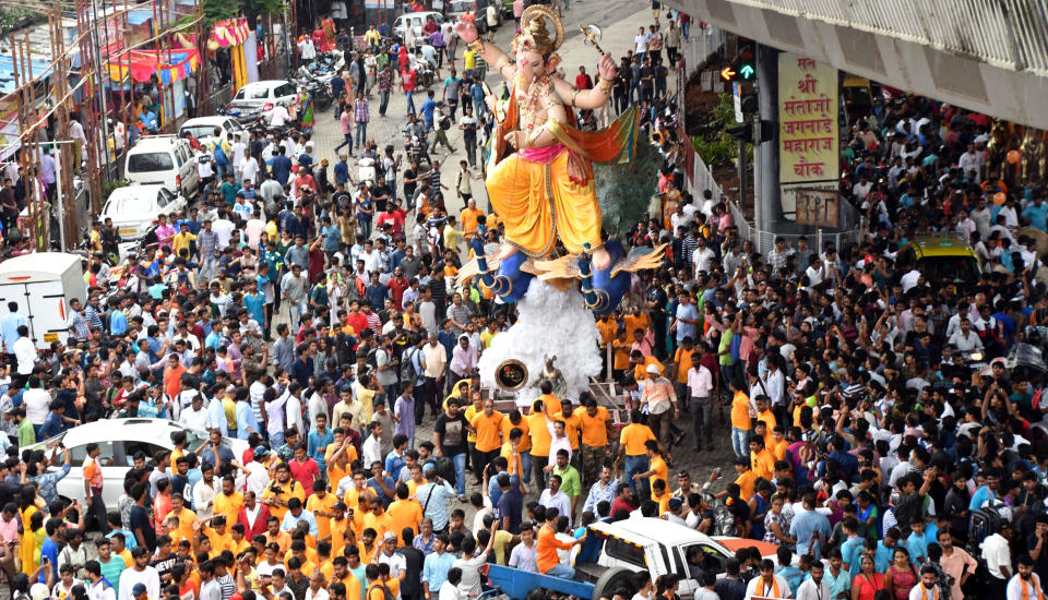 Mumbai celebrates Ganesh Chaturthi