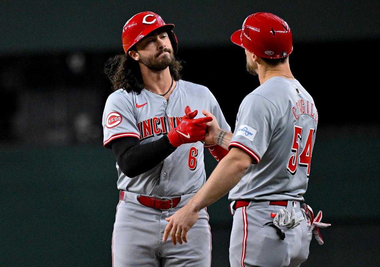 The Cincinnati Reds play Arizona Diamondbacks at Great American Ball Park on May 7.