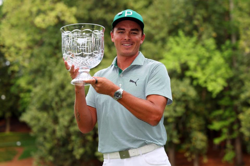 Rickie Fowler won the contest by two shots and will look to become the first player to win both the par three tournament and The Masters in the same week. (Getty Images)