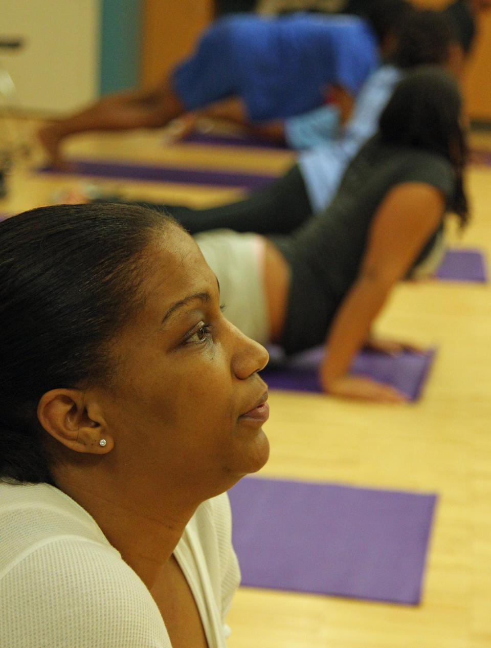 A YFDS yoga class. (Photo: Youth & Families Determined to Succeed)