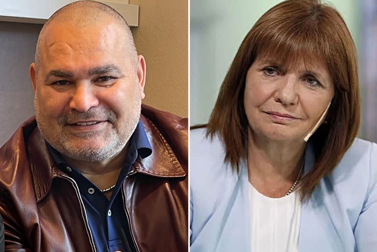 José Luis Félix Chilavert y Patricia Bullrich