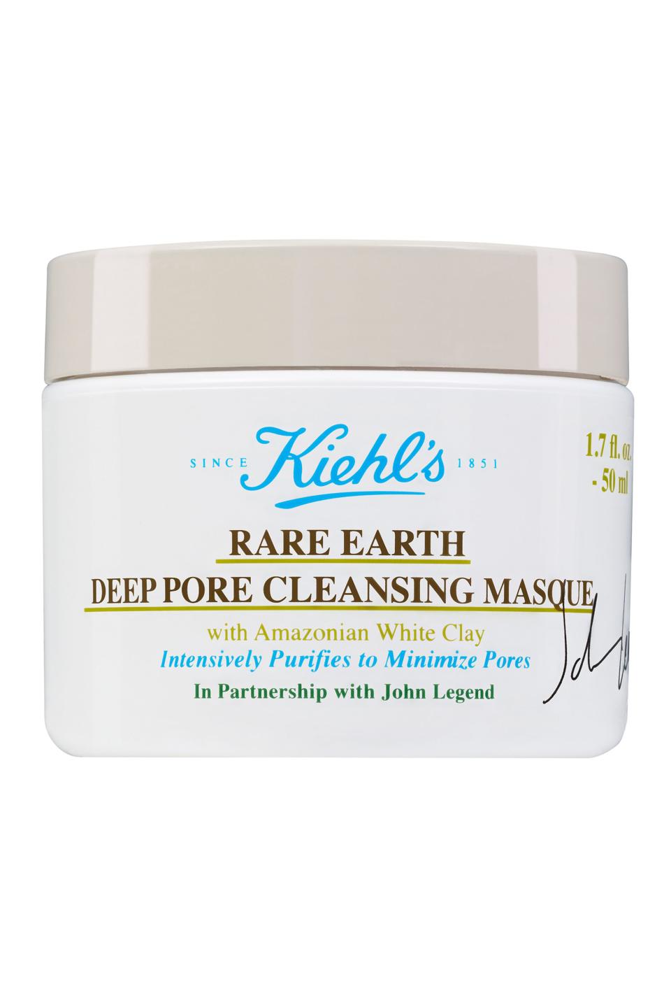 1) Rare Earth Deep Pore Cleansing Masque