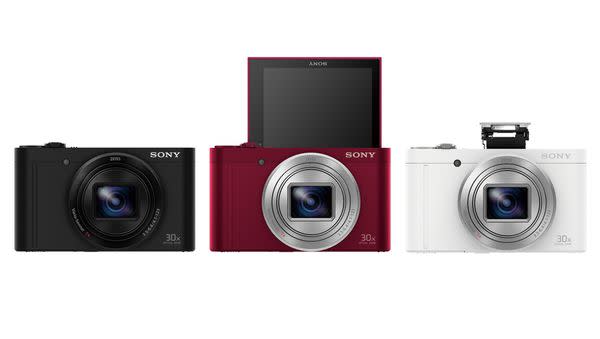 全球最輕巧 旅遊自拍機 Sony DSC-HX90V、WX500登台