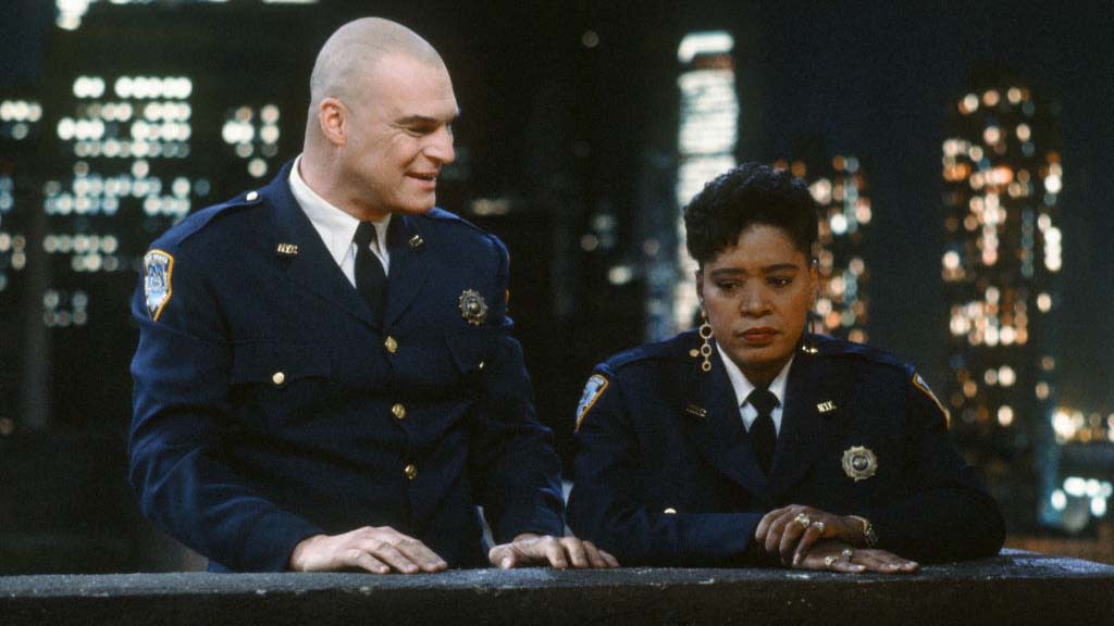  Richard Moll and Marsha Warfield in 'Night Court'. 