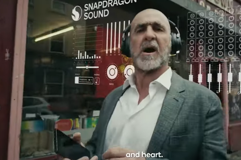 Cantona is used in the Snapdragon advert.