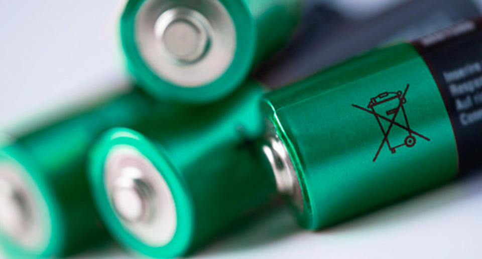 The chemicals in household batteries may be toxic to the environment, potentially harming wildlife and soil or waterways. Source: Aldi