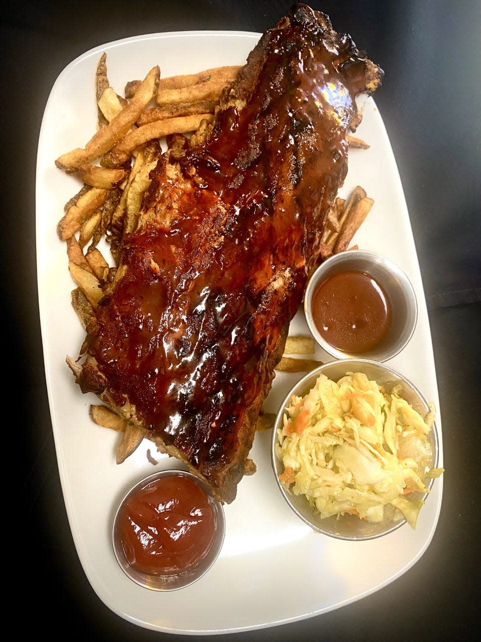 Baby back ribs at Oscar's of Dublin