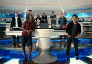 <p>The crew of the USS Enterprise returns to celebrate the franchise’s 50th anniversary by exploring strange new worlds and battling Idris Elba’s villain. With no JJ Abrams, 'Fast and Furious 6’ director Justin Lin is on board to work from the script written by Doug Jung and Simon Pegg. </p>