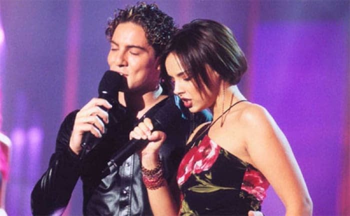 Chenoa y David Bisbal en OT