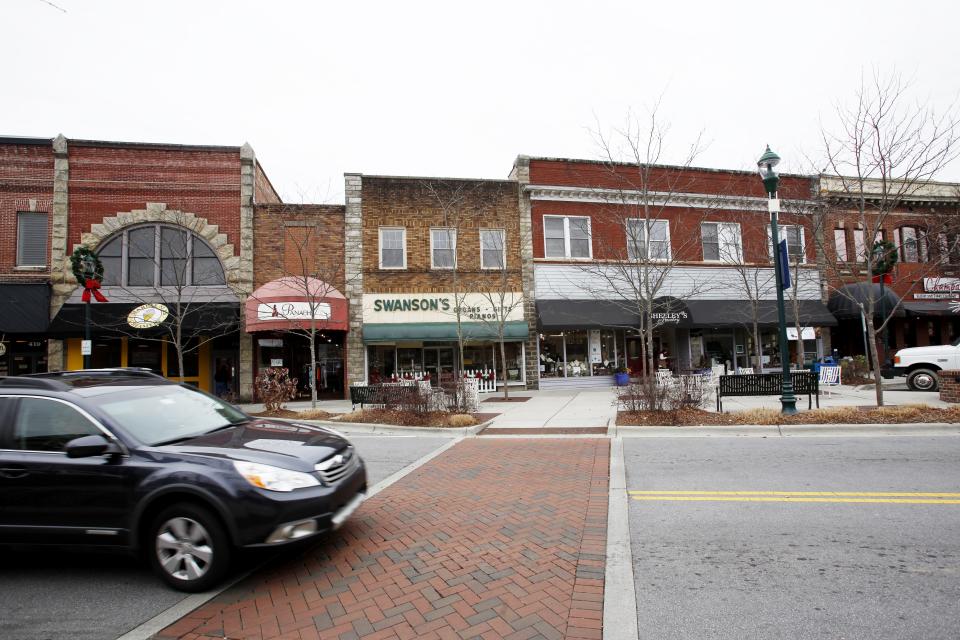 Downtown Hendersonville December 16, 2016.