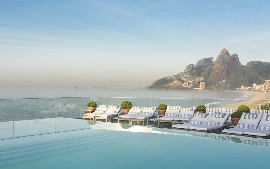 If the Fasano's understated luxury isn’t reason enough to justify the price tag, then its prime location on Ipanema beach will be